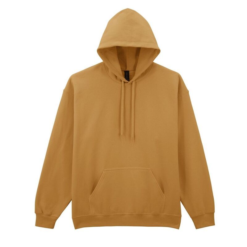 ギルダン メンズ アウター ニット・セーター パーカー Gildan Mens Midweight Softouchoodie Mustard マスタード