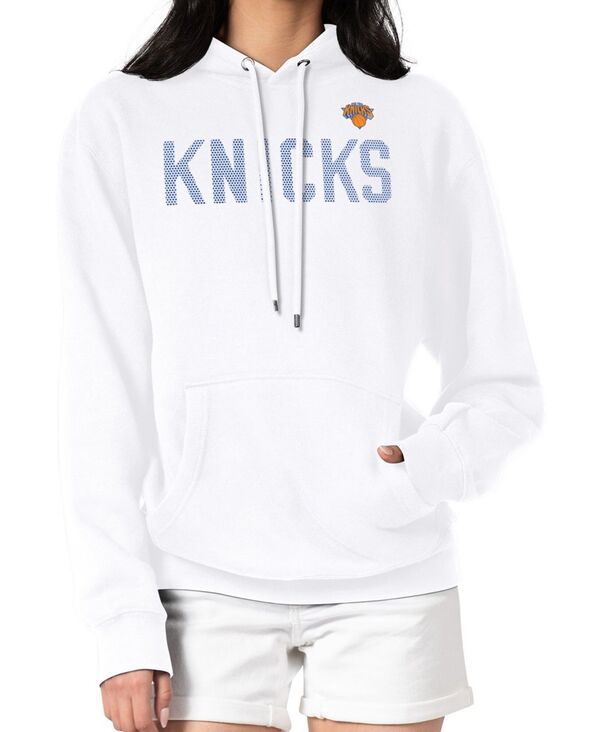 ジースリー フォーハー バイ カール バンクス レディース アウター パーカー・スウェット プリント GIII 4Her by Carl Banks Womens White New Yorknick