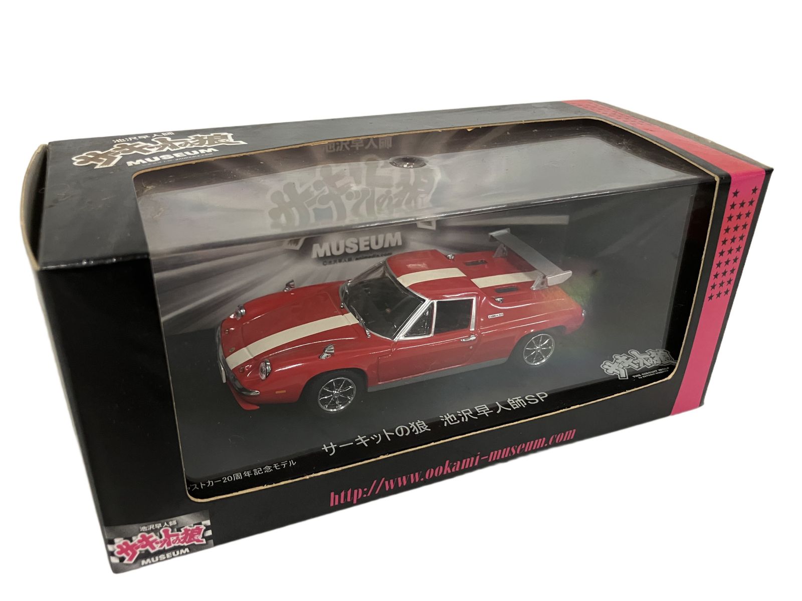 京商 1/43 サーキットの狼 ロータス ヨーロッパ レッド 池沢早人師SP 20周年記念モデル 03074CWR ミニカー 中古 良好 B11474176