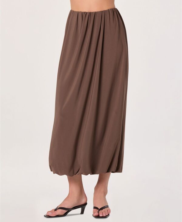 アストール レディース ボトムスカート ミディ ASTR the Label Womens BubbleHemidi Skirt Mushroom