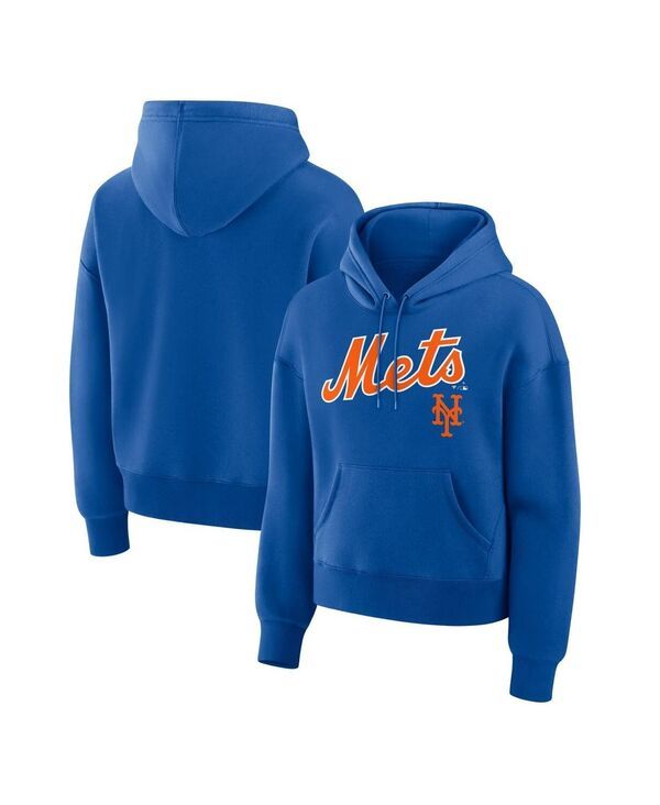 ファナティクス レディース アウター パーカー・スウェット フリース Fanatics Womens Royal New York Mets Lockup Legacy Fleece Hoodie R
