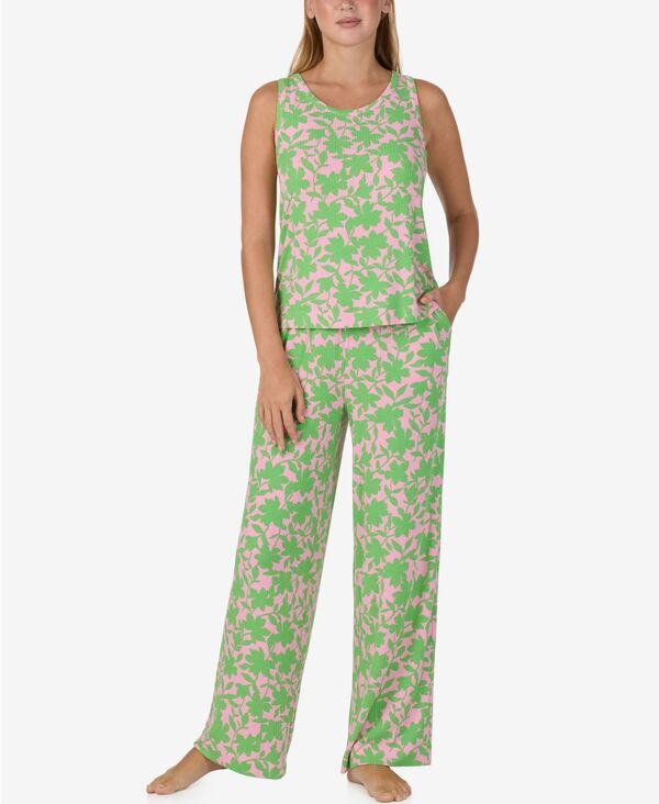 サンクチュアリー レディース アンダーウェア ナイトウェア パンツ ノースリーブ Sanctuary Womensleeveless Tank Top and Long Pajama Pants 2P