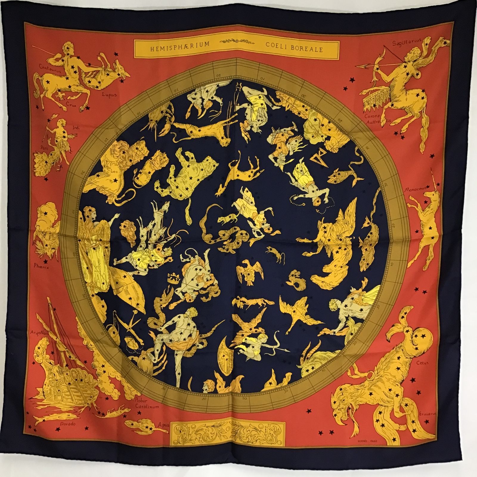 八戸85-13】中古品 HERMES エルメス シルク スカーフ - メルカリ