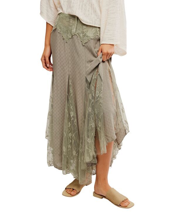 フリーピープル レディース ボトムスカート ナイロン マキシ Free People Womens Nylonice To Meet You Maxi Skirt Wild Wind