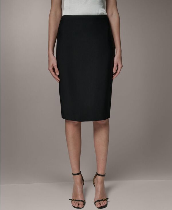 ダナ キャラン ニューヨーク レディース ボトムスカート プチ ミディ Donna Karanew York Womens Pencil Midi Skirt Regular Petite Black
