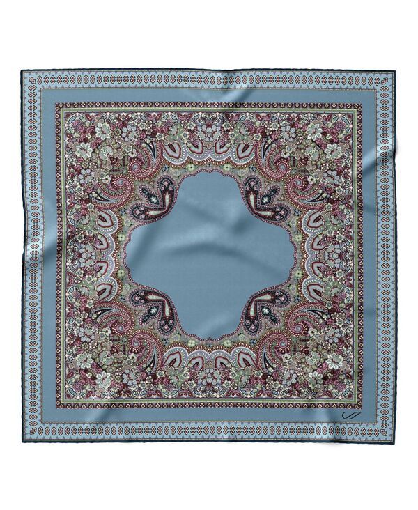 エリザベッタ メンズ アクセサリー マフラー・ストール・スカーフ シルク Elizabetta Mens Marcello Silk Neckerchiefor Men Blue ブルー