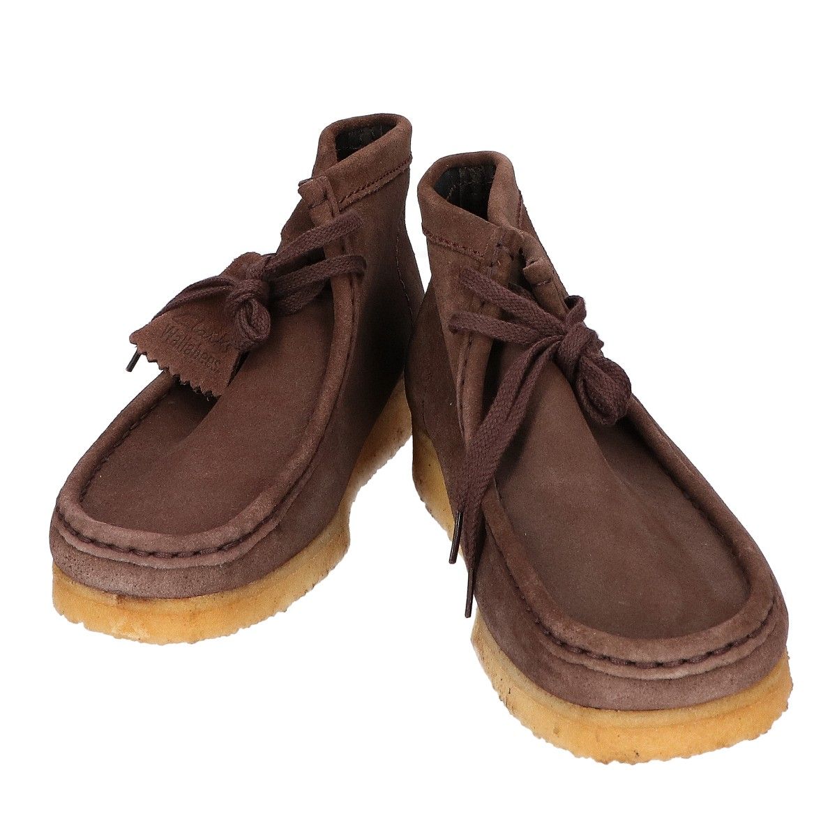 Clarks　クラークス　【美品】26103658 WALLABEE BOOT ワラビー スエード ブーツ　UK8 1/2