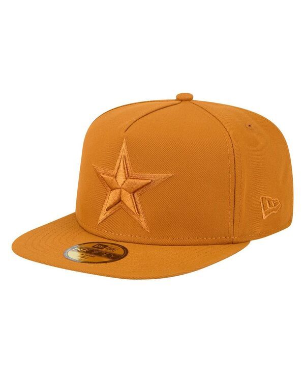 ニューエラ メンズ アクセサリー 帽子 New Era Mens Brown Dallas Cowboys Color Pack AFrame 59FIFTY Fitted Hat Brown ブラウ