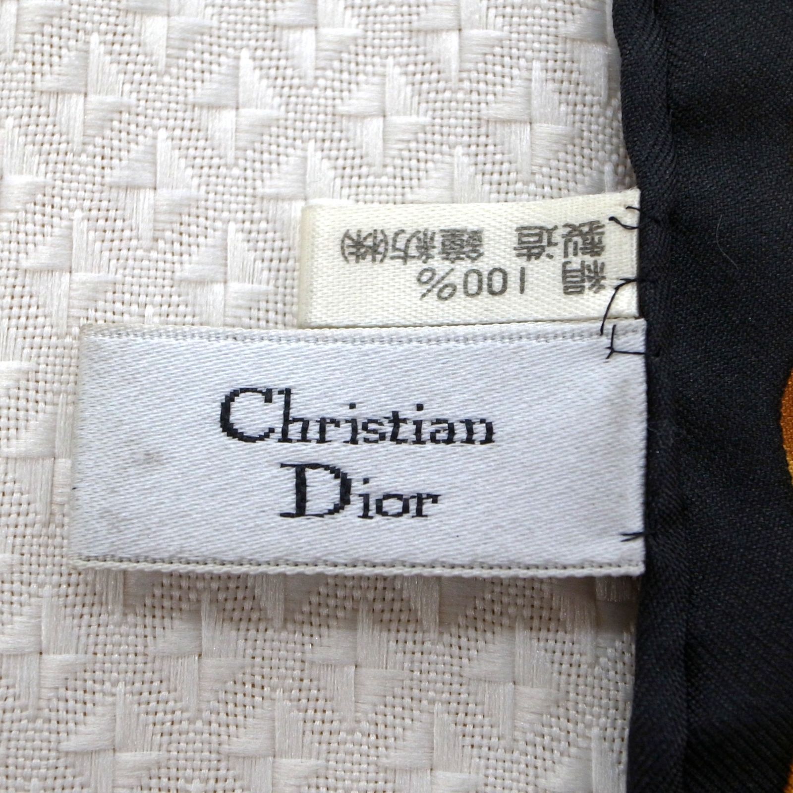 Christian Dior クリスチャンディオール チェーン柄 大判スカーフ 87