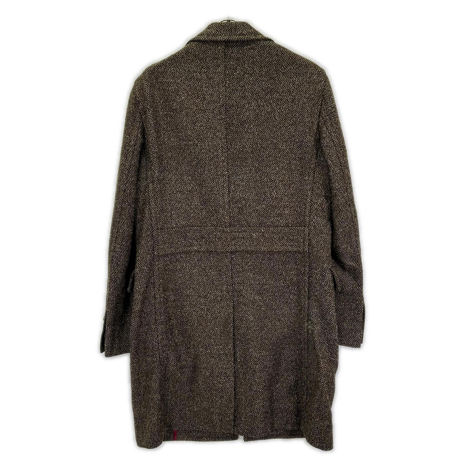 BOGLIOLI ボリオリ C2701Z K.JAKET ブラウン ヘリンボーン ウール