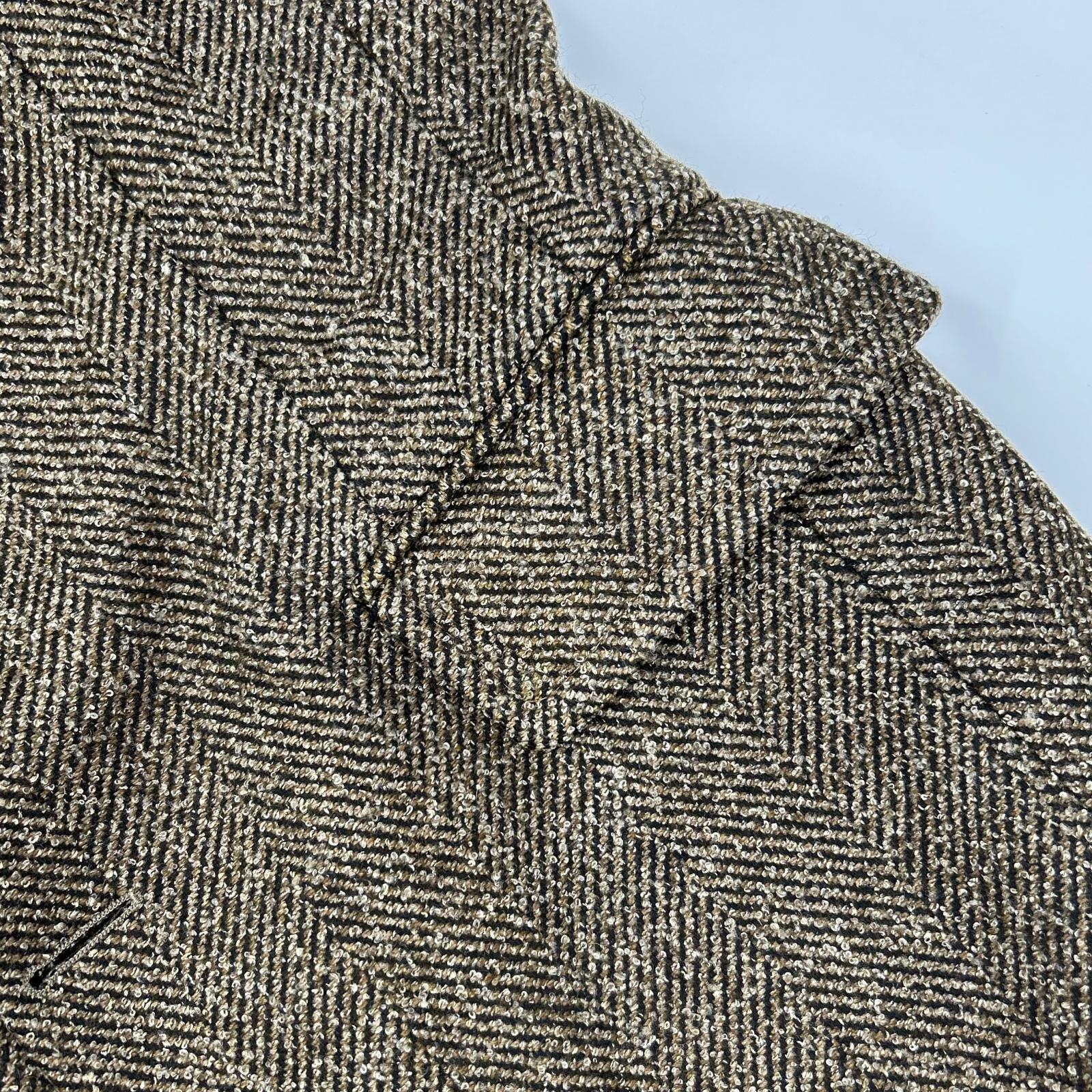 BOGLIOLI ボリオリ C2701Z K.JAKET ブラウン ヘリンボーン ウール