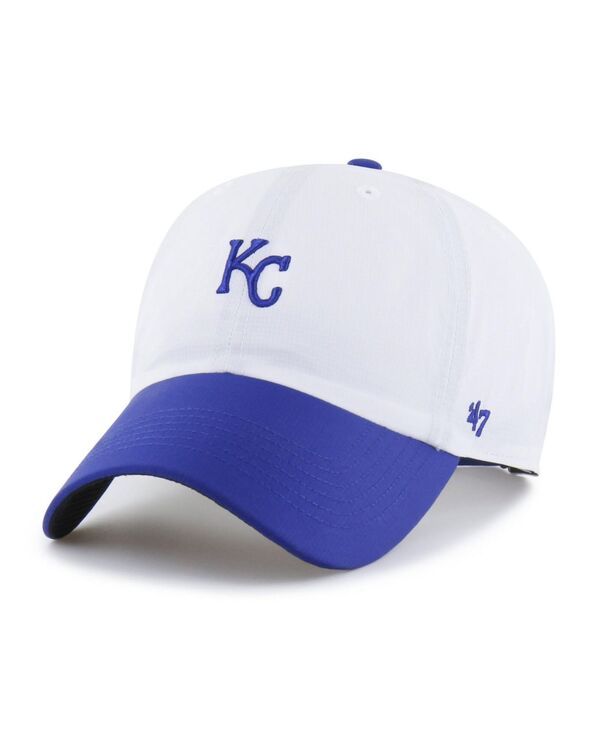 47 ブランド メンズ アクセサリー 帽子 ミニ 47 Brand Mens WhiteRoyal Kansas City Royals Vista Mini Clean Up Brrr Adjust