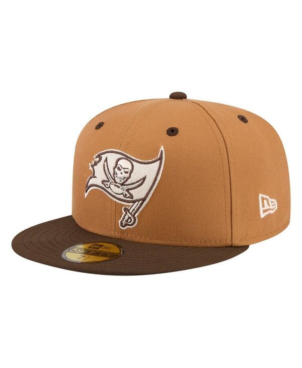 ニューエラ メンズ アクセサリー 帽子 New Era Mens Light BrownDark Brown Tampa Bay Buccaneers TwoTone Walnut 59FIFTY F