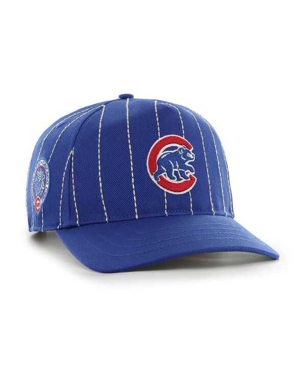 47 ブランド メンズ アクセサリー 帽子 47 Brand x Rawlings Mens Royal Chicago Cubs Pinstripe Hitch Adjustable Hat Roy 12,525円