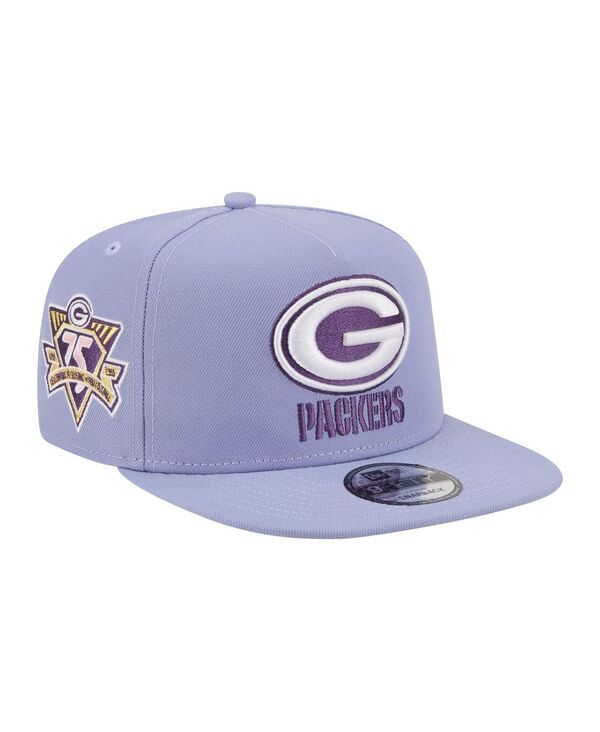 ニューエラ メンズ アクセサリー 帽子 New Era Mens Lavender Green Bay Packers Bloom AFrame 9FIFTY Snapback Hat Lavende