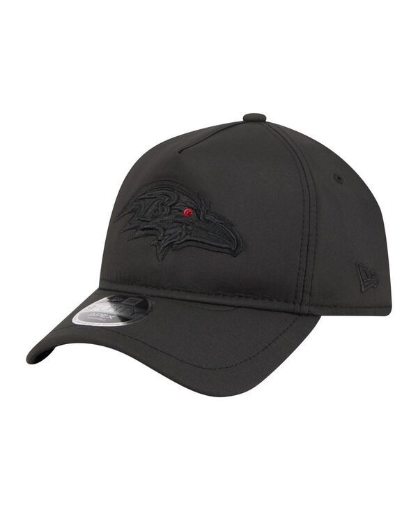ニューエラ メンズ アクセサリー 帽子 New Era Mens Black Baltimore Ravens Apex 9FORTY Adjustable Hat Black ブラック