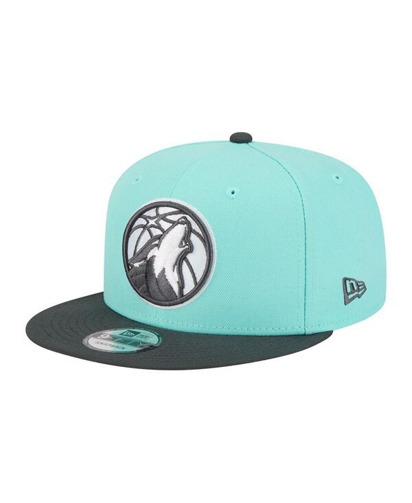 ニューエラ メンズ アクセサリー 帽子 New Era Mens TurquoiseCharcoal Minnesota Timberwolves Color Pack TwoTone 9FIFTY 11,385円
