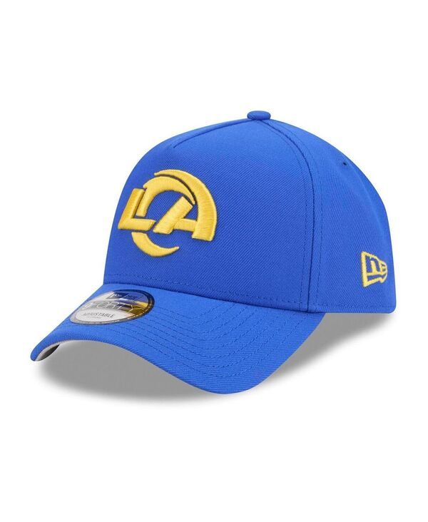 ニューエラ メンズ アクセサリー 帽子 New Era Mens Royalos Angeles Rams 9FORTY AFrame Adjustable Hat Royal