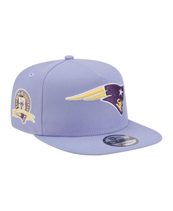 ニューエラ メンズ アクセサリー 帽子 New Era Mens Lavender New England Patriots Bloom AFrame 9FIFTY Snapback Hat Lave