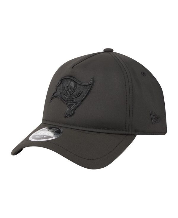 ニューエラ メンズ アクセサリー 帽子 New Era Mens Black Tampa Bay Buccaneers Apex 9FORTY Adjustable Hat Black ブラック