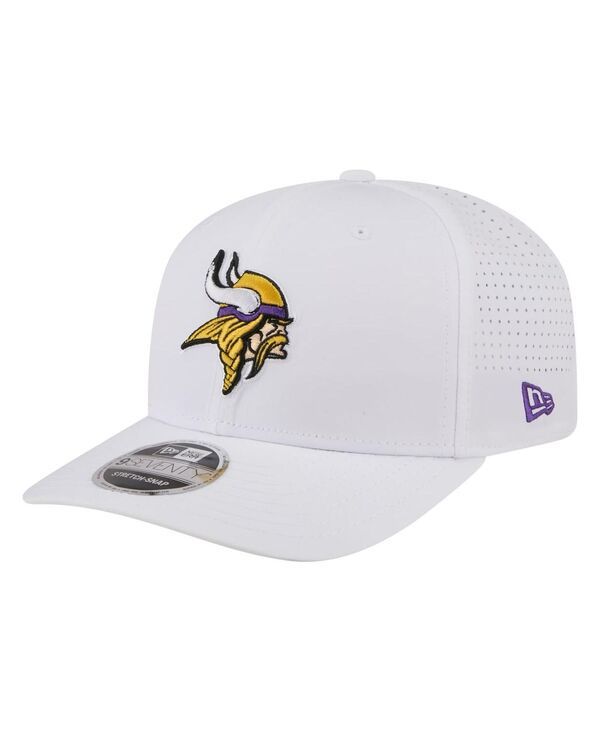 ニューエラ メンズ アクセサリー 帽子 New Era Mens White Minnesota Vikings Name Plate 9SEVENTY Adjustable Hat White ホワ
