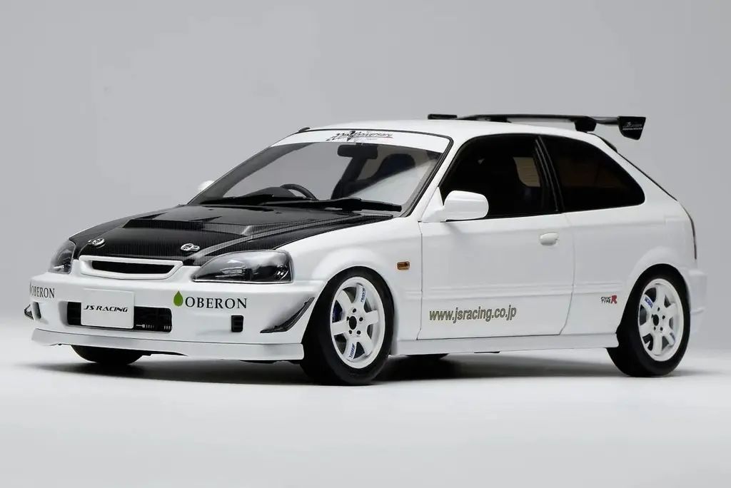 【新品】ミニカー 1/18 ホンダ Civic Type R (EK9) J’s Racing Livery [M85013]