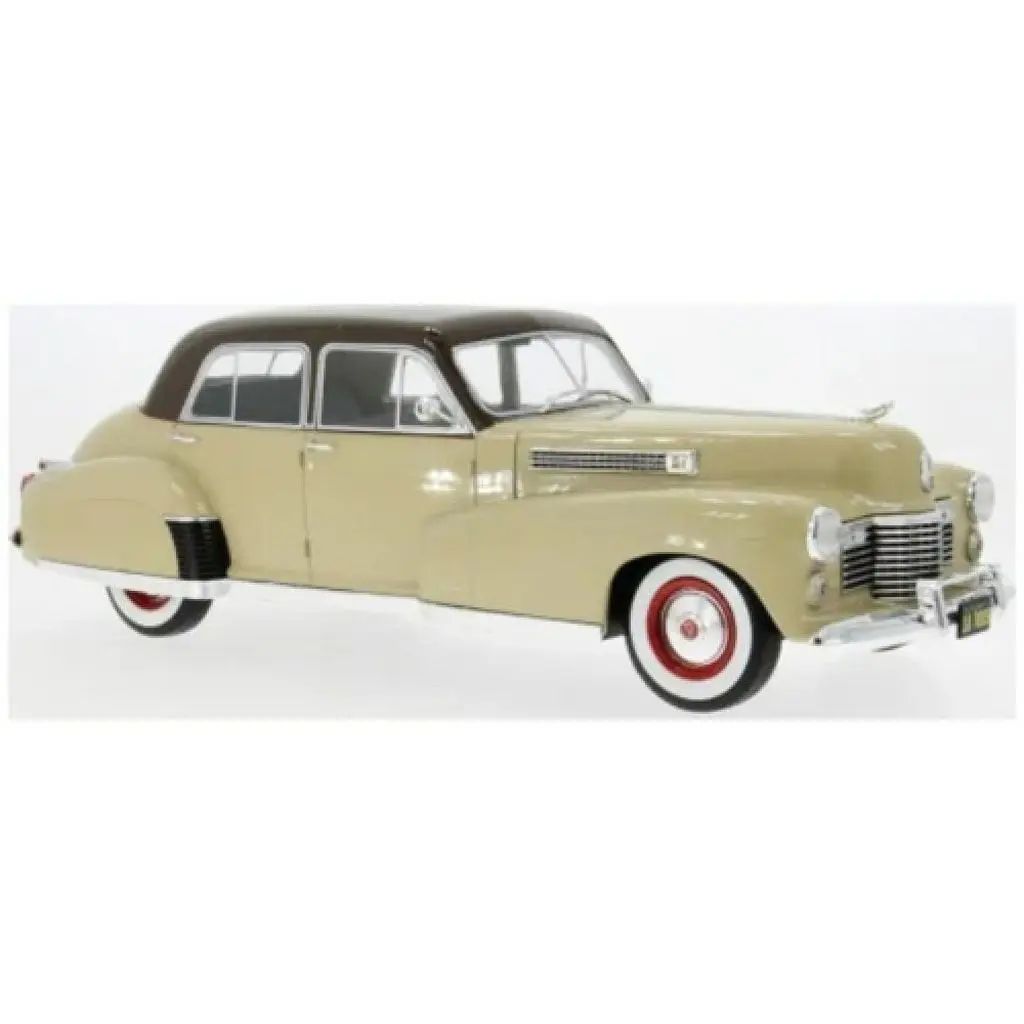 【新品】ミニカー 1/18 キャデラック フリートウッド シリーズ60 スペシャル セダン 1941(ベージュ×ダークブラウン) [MCG18656] 14,025円