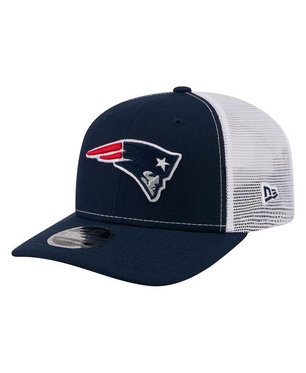ニューエラ メンズ アクセサリー 帽子 New Era Mens Navy New England Patriots 9SEVENTY Trucker Adjustable Hat Navy ネイビー