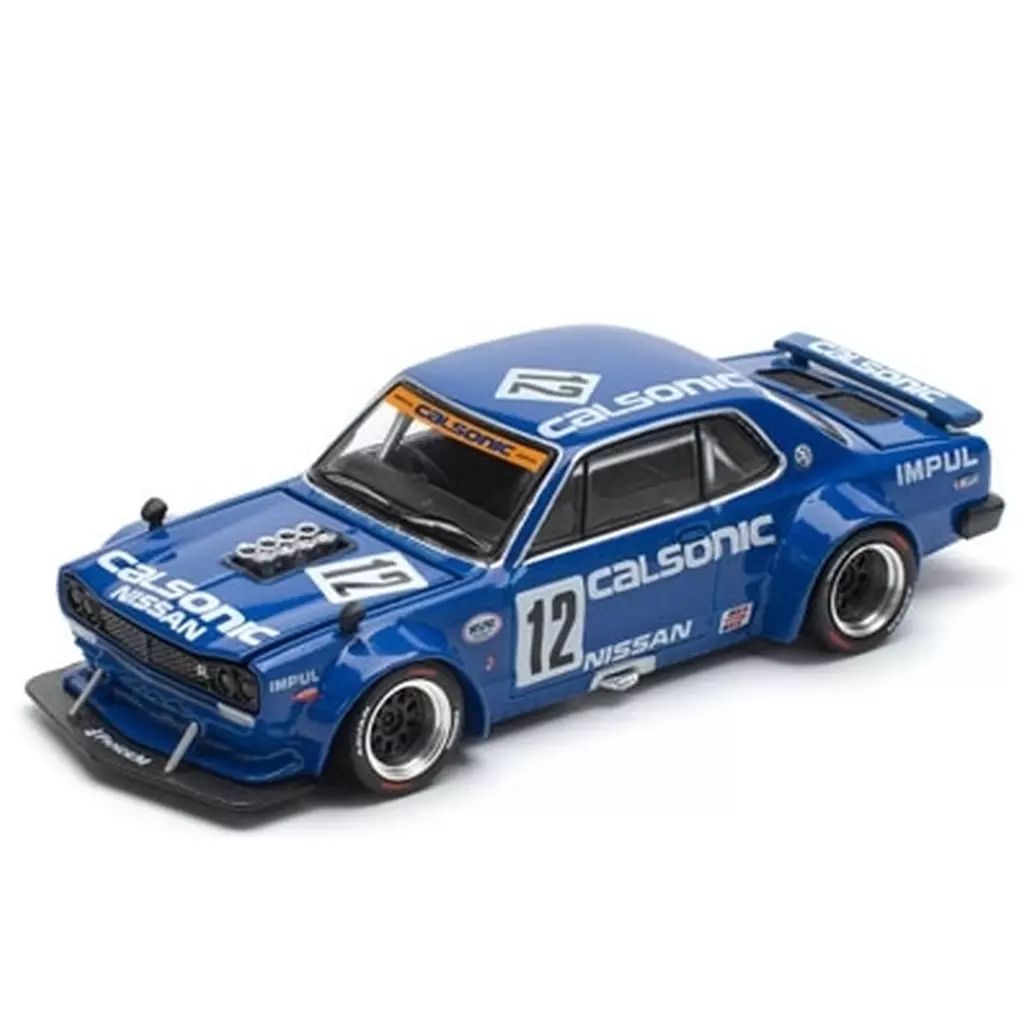 新品】ミニカー 1/64 SKYLINE GT-R V8 DRIFT (HAKOSUKA) CALSONIC