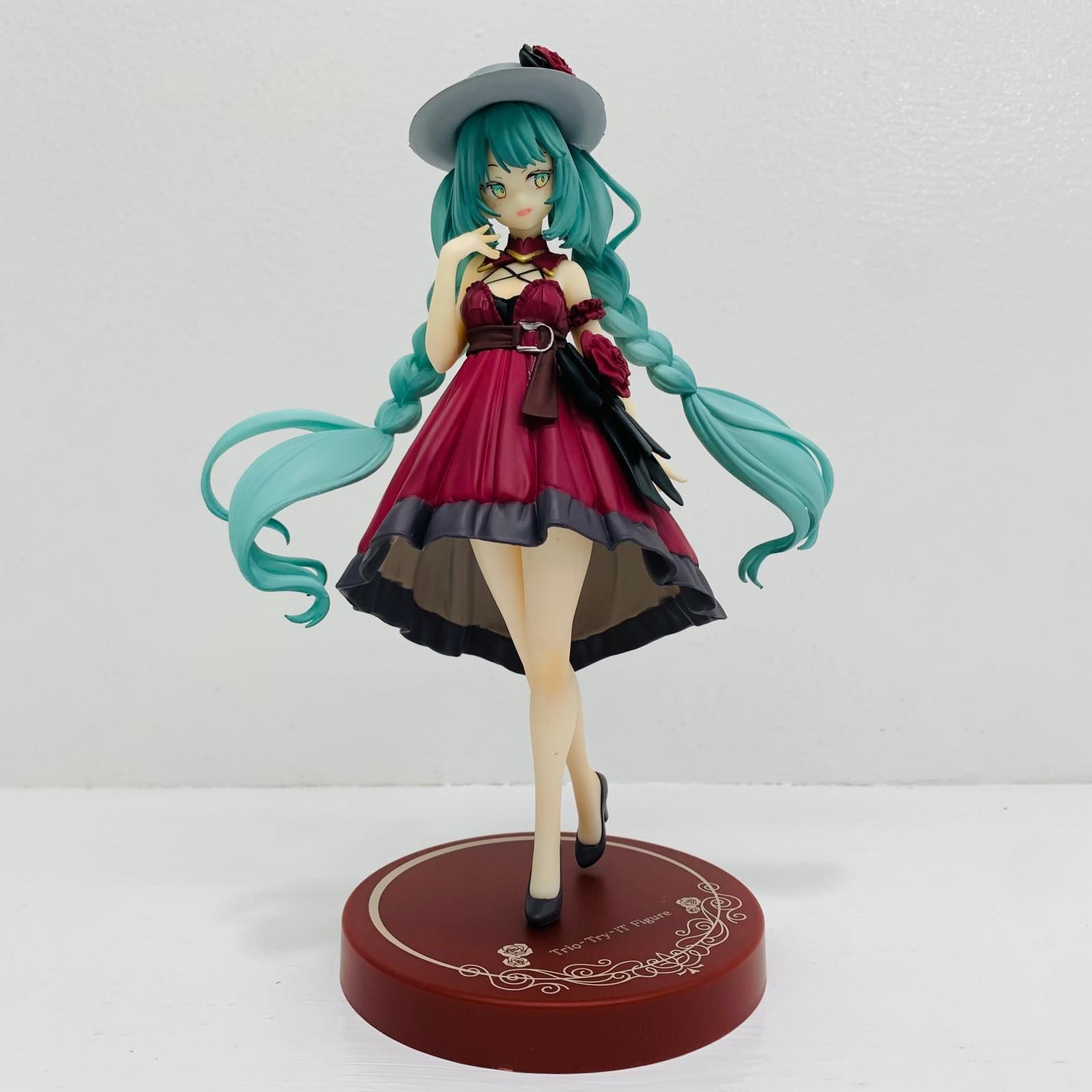[Tienda Shikama] Vestido de salida de Hatsune Miku usado REDver.Trio-Try-iTFigure "Hatsune Miku"