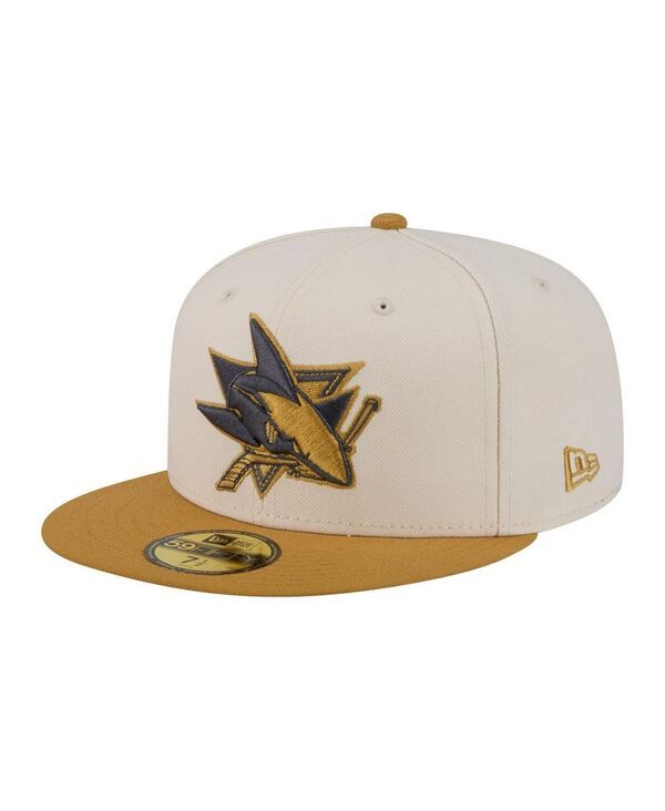 ニューエラ メンズ アクセサリー 帽子 New Era Mens CreamTan San Jose Sharks Colorpack TwoTone 59FIFTY Fitted Hat Cream