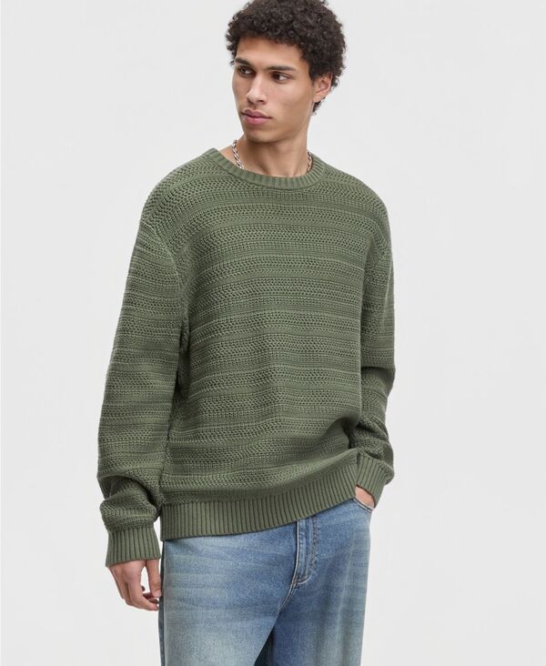 モードオブワン メンズ アウター ニット・セーター Mode of One Mens RelaxedFitextu red Sweater Wild Ivy