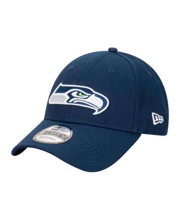 ニューエラ メンズ アクセサリー 帽子 New Era Mens College Navy Seattle Seahawks Core Team 9FORTY Adjustable Hat Colle 10,110円
