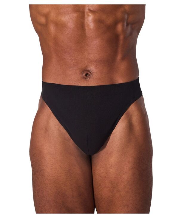 カペジオ メンズ アンダーウェア 靴下 Capezio Menself Lined Thong Dance Belt Black ブラック