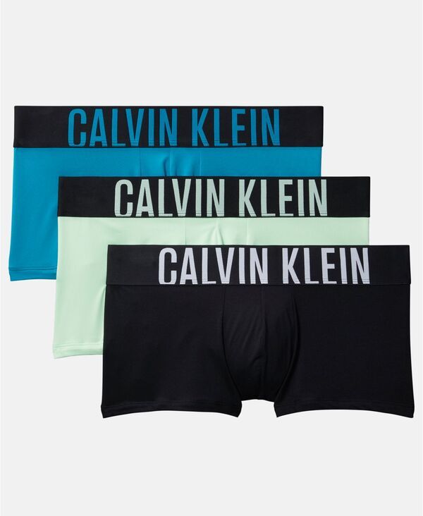 カルバンクライン メンズ アンダーウェア ボクサーパンツ ローライズ Calvin Klein Mens 3Pack Intense Power Micro Low Rise Trunks Black 10,136円