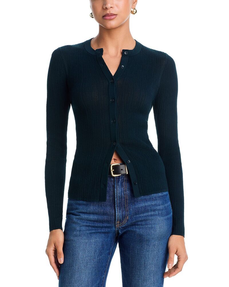 エーエルシー レディース アウター カーディガン ALC Fisher Cardigan Dark Forest フォレスト