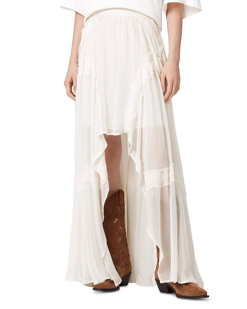オールセインツ レディース ボトムスカート ALLSAINTS Dorina Skirt Antique White ホワイト