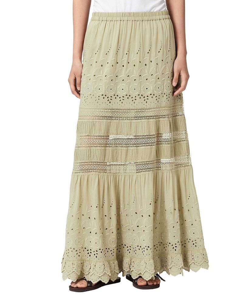 オールセインツ レディース ボトムスカート ALLSAINTS Camille Skirt Haze Green グリーン