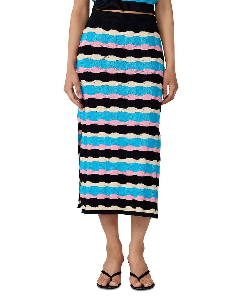 ダイアン フォン ファステンバーグ レディース ボトムスカート ニット DIANE von FURSTENBERG Allie Knit Skirt Exclusive BlackPink Mulit