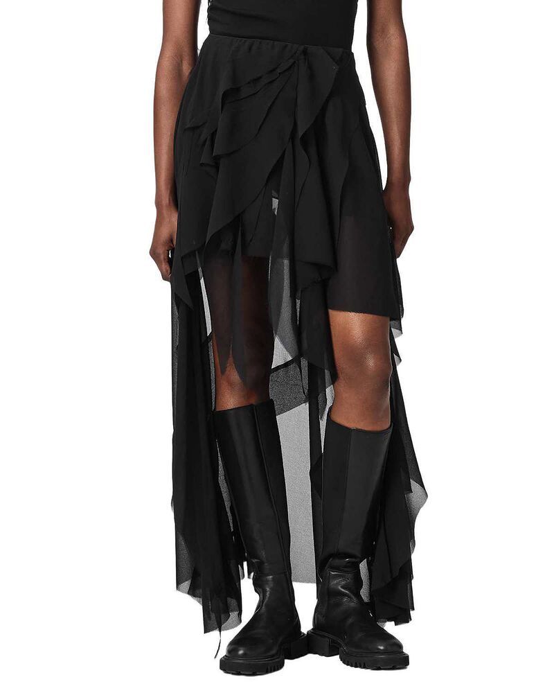 オールセインツ レディース ボトムスカート ALLSAINTS Melody Skirt Black ブラック