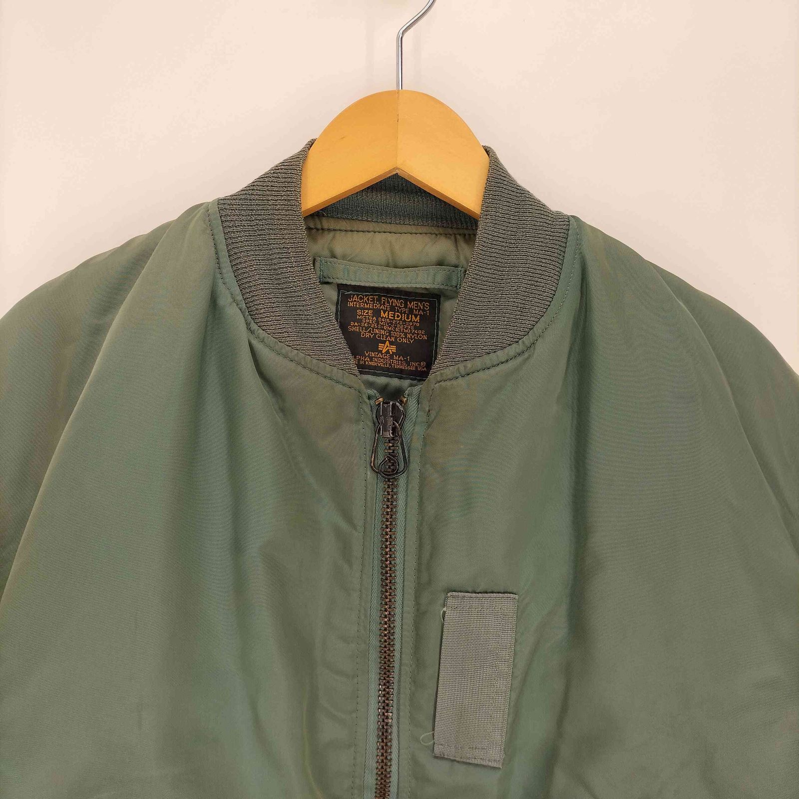 アルファインダストリーズ 50's復刻 MA-1 usa製　フライトジャケット アルファインダストリーズ ALPHA INDUSTRIES 90S USA製 50S復刻 MA1