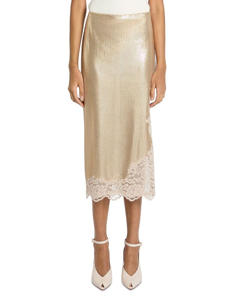 マレーラ レディース ボトムスカート Marella MLLRING Slip Skirt Platinum
