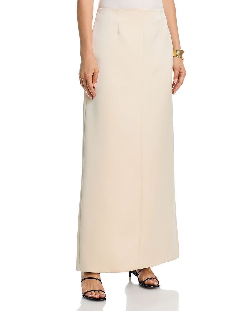 シムカイ レディース ボトムスカート SIMKHAI Anais Back Slit Skirt Sandollar サンド