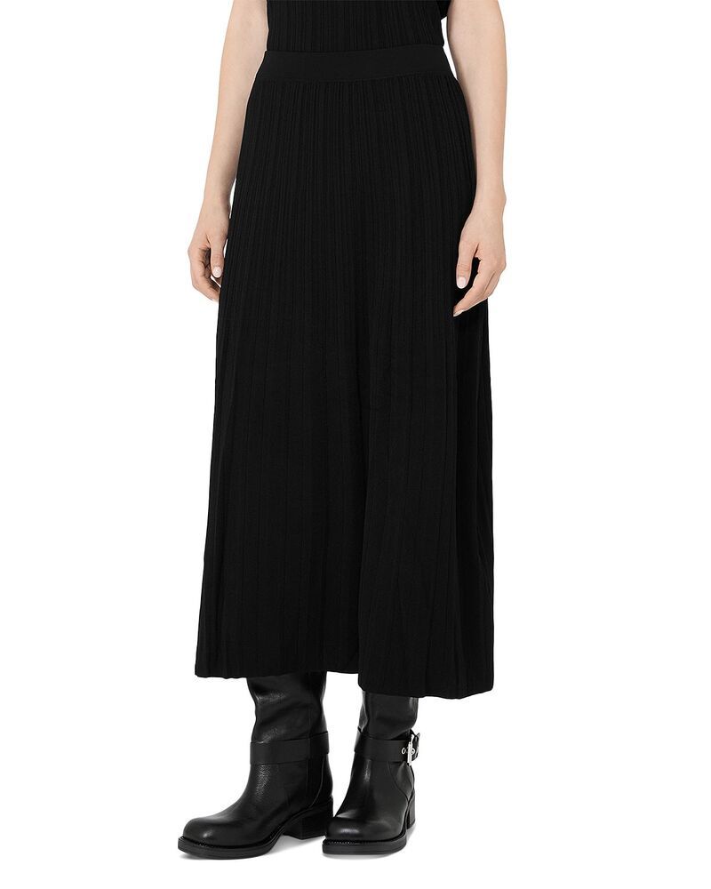 ウィークエンド マックスマーラ レディース ボトムスカート プリーツ ミディ Weekend Max Mara Wkdghiglia Pleated Midi Skirt Black ブラック