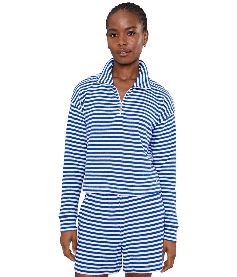 リリーピュリッツァー レディース アウター パーカー・スウェット Lilly Pulitzer Amaris Pullover Starlight Navy Saintropez Stripe ネイビ