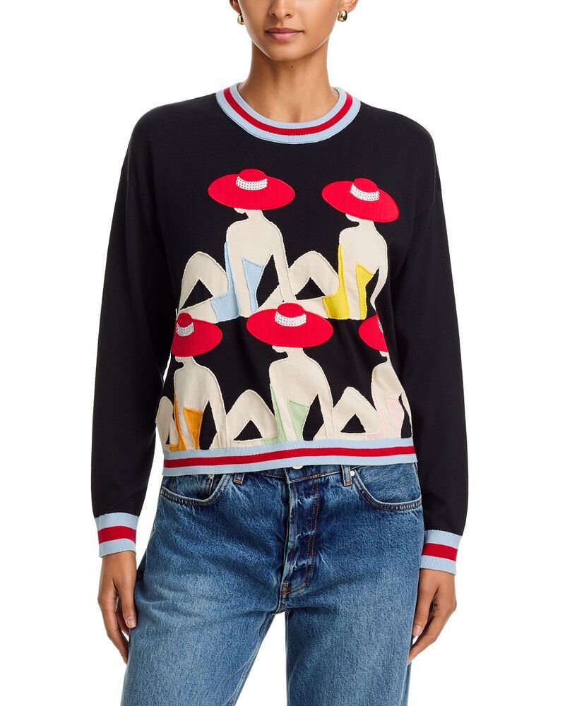 アリスアンドオリビア レディース アウター パーカー・スウェット シャツ Alice and Olivia Gleeson Sweatshirt Multi マルチカラー