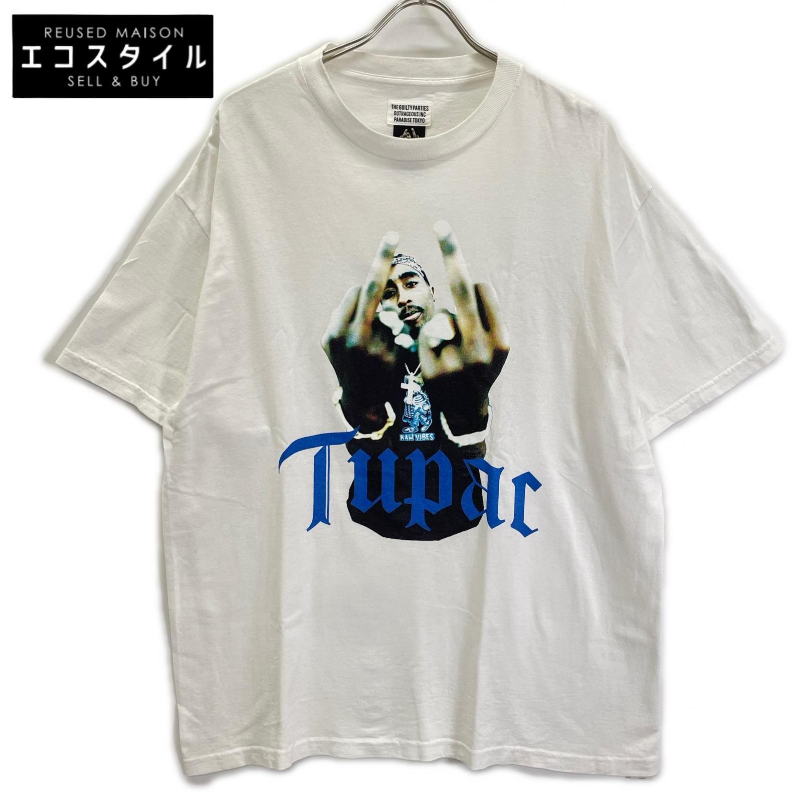 WACKO MARIA ワコマリア 23SS ホワイト 2PAC 半袖Tシャツ XL - メルカリ