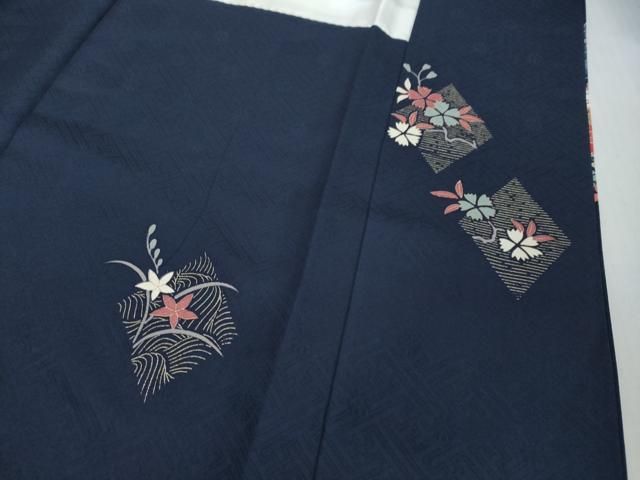 平和屋着物○訪問着 菱草花文 金彩 正絹 逸品 DABI2673ud - メルカリ