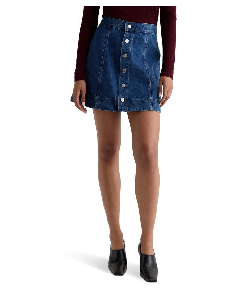 エージージーンズ レディース ボトムスカート A ライン ミニ AG Jeans Evie A Line Mini Skirt Denali