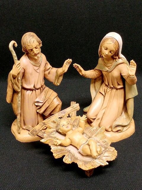 Fontanini フォンタニーニ キリスト降誕 3体セット Nativity Set イタリア製 聖家族 クリスマス 置物 フィギュリン ★ 6,958円